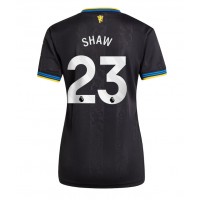 Manchester United Luke Shaw #23 Tretí Ženy futbalový dres 2025-26 Krátky Rukáv
